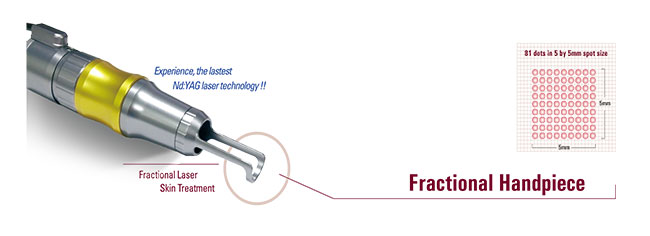 لیزر اندیاگ کیو سوئیچ فرکشنال Jeisys - Tri Beam Premium